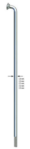 Sapim Leader Speiche silber