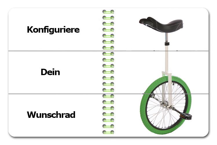 AJATA Einrad KONFIGURATOR 20 Zoll (406mm)